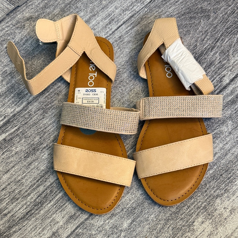 Me Too Tan Strappy Sandals